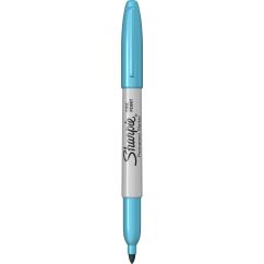 Marker permanent, varf fin 0.9mm, turcoaz, Sharpie Fine Point