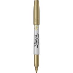 Marker permanent, varf fin 1.4mm, auriu, Sharpie Metallic