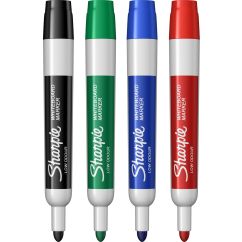 Marker whiteboard, varf rotund 2.0mm, 4 culori/set, Sharpie Whiteboard