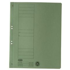 Dosar carton cu capse 1/1, verde, Elba