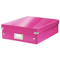 Cutie organizer, medie, 281x100x370mm, roz, Leitz Click&Store