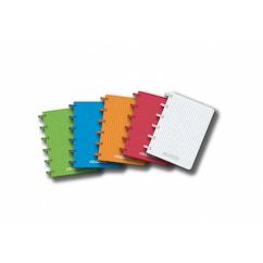 Caiet cu spira A6, 72 file, coperta plastic, matematica, diferite culori, Aurora Adoc