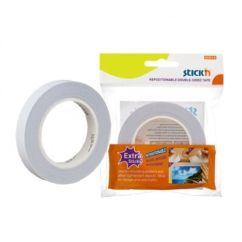 Banda dublu adeziva cu adeziv permanent, 12mm x 12m, Stick'n Extra-Sticky