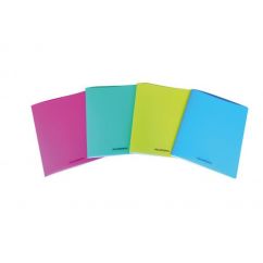 Caiet cu capse A5, 36file, coperta PP, velin, diferite culori, Aurora