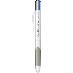 Pix cu mecanism, multi-pen, varf 1.0mm, alb standard, Papermate InkJoy Quatro