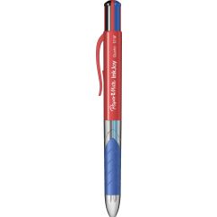 Pix cu mecanism, multi-pen, varf 1.0mm, rosu standard, Papermate InkJoy Quatro