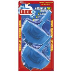 Odorizant pentru vasul toaletei, 2 buc x 40g/pachet, aqua blue, Duck Anitra