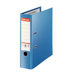 Biblioraft plastifiat int-ext A4, 80mm, albastru, Esselte NO.1 Vivida Plus