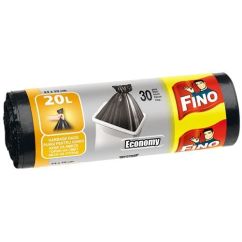 Saci menajeri, 20L, 44x50cm, 30 buc/rola, Fino Economy