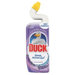 Solutie lichida, pentru curatarea vasului de toaleta, 750ml, lavender, Duck Deep Action Gel