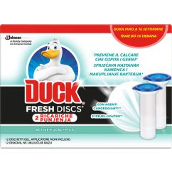 Rezerva cu gel, pentru vasul toaletei, 2x36ml, twin active eucalyptus, Duck Fresh Discs