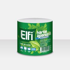 Hartie igienica, 50m, 24 role/pachet, Elfi