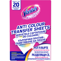 Servetele anti-transfer de culoare, 20 buc/cutie, Vanish