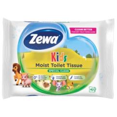 Hartie igienica umeda, 42 buc/pachet, Zewa Kids
