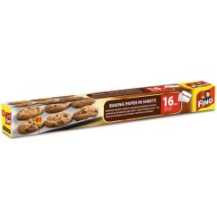 Hartie pentru copt, 42x38cm, 16 buc/rola, Fino