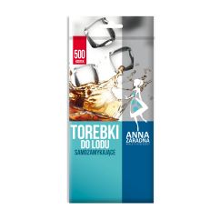 Pungi cuburi de gheata, cu autoinchidere, 500 cuburi, Anna