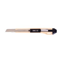 Cutter de birou, 9mm, sina metal, diferite culori, Deli