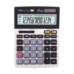 Calculator de birou, 14 digiti, Deli 1671C