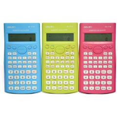 Calculator stiintific, 12 digiti, 240 functii, diferite culori, Deli 1710A