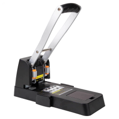 Perforator de mare capacitate, 150 coli, metal, negru, Deli 0150