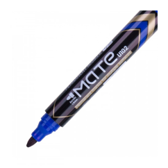 Marker permanent, varf rotund 1.5mm, albastru, Deli Mate