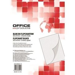 Rezerva hartie flipchart, 58.5x81cm, 20 coli/top, caroiata, Office Products