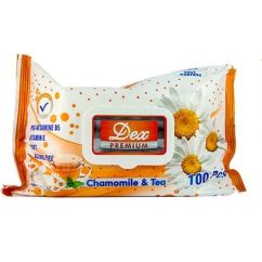 Servetele umede, 100 buc/pachet, chamomile&tea, Dex