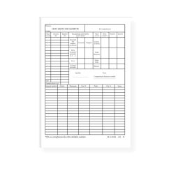 Lista alimente, A4, tipar fata/verso, 100 file/carnet