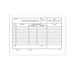 Nota contabila, A5, tipar fata/verso, 100 file/carnet