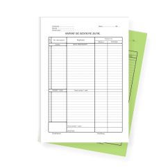 Raport de gestiune zilnic, A4, autocopiativ, 2 exemplare, alb/color, 50 seturi/carnet