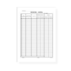 Registru jurnal, A4, tipar fata, 100 file/carnet