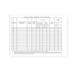 Jurnal cumparari cu TVA la incasare, A4, tipar fata/verso, 100 file/carnet