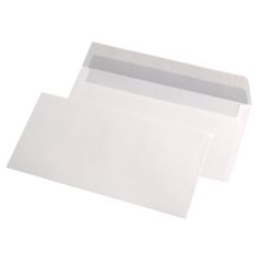 Plic DL (110x22mm), 50 buc/set, siliconic, alb