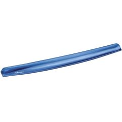 Suport tastatura si incheieturi, albastru, Fellowes Crystal Gel