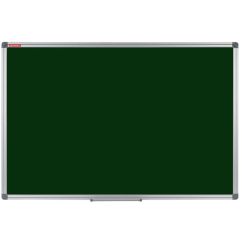 Tabla magnetica pentru creta, 100x150 cm, rama aluminiu,  verde, Optima