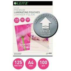 Folie de laminare A4, 125 microni, 100 coli/top, Leitz UDT