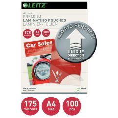 Folie de laminare A4, 175 microni, 100 coli/top, Leitz UDT