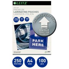 Folie de laminare A4, 250 microni, 100 coli/top, Leitz UDT