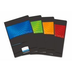Caiet cu capse A4, 60file, coperta cartonata, matematica, diferite culori, Aurora Mano