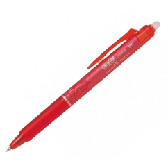 Roller cu cerneala, varf conic 0.5mm, rosu, Pilot Frixion Clicker