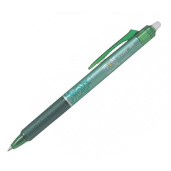 Roller cu cerneala, varf conic 0.5mm, verde, Pilot Frixion Clicker