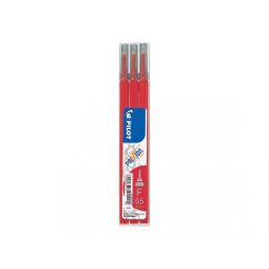 Rezerva pentru roller, varf needle point 0.5mm, 3 buc/set, rosu, Pilot Frixion Point