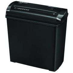 Distrugator documente, max. 5 coli, strip-cut, negru, Fellowes P25S