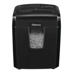 Distrugator documente, max. 8 coli, cross-cut, negru, Fellowes 8C