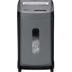 Distrugator documente, max. 12 coli, micro-cut, negru, Fellowes 46MS