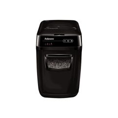 Distrugator documente, max. 10 coli, micro-shred, negru, Fellowes Automax 200M