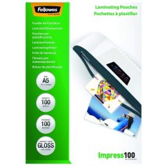 Folie laminare A5, 100 microni, 100 buc/top, Fellowes