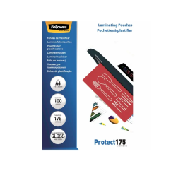 Folie laminare A4, 175 microni, 100 buc/top, Fellowes