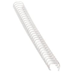 Inele de metal, 10mm (80 coli), alb, 100 buc/cutie, Fellowes