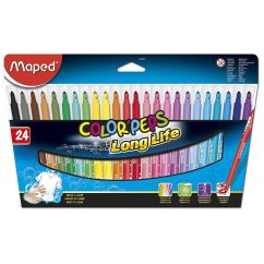 Carioca, 24 culori/set, Maped Color`Peps Long Life